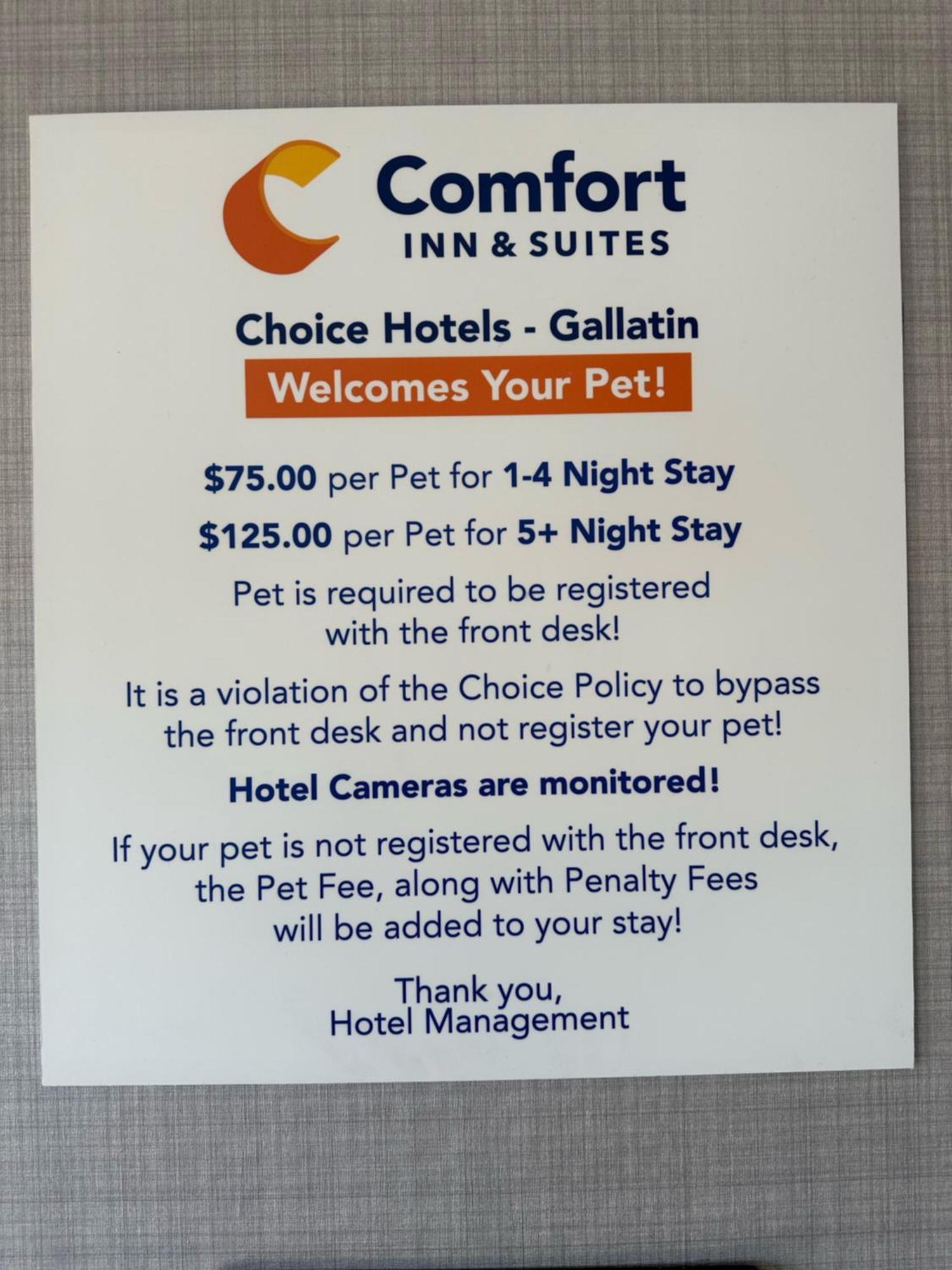 Comfort Inn & Suites Gallatin - Nashville Metro Eksteriør bilde